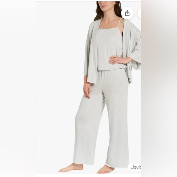 Lemon Other - Lemon Soft Brown Grey 3 Piece Lounge Set - Shrug, Tank and Pants